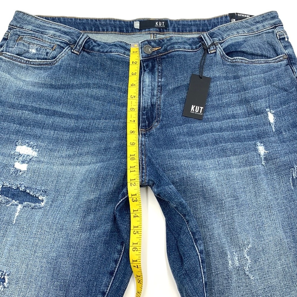 Kut From The Kloth Catherine Boyfriend Jeans Size 22W - Picture 15 of 16